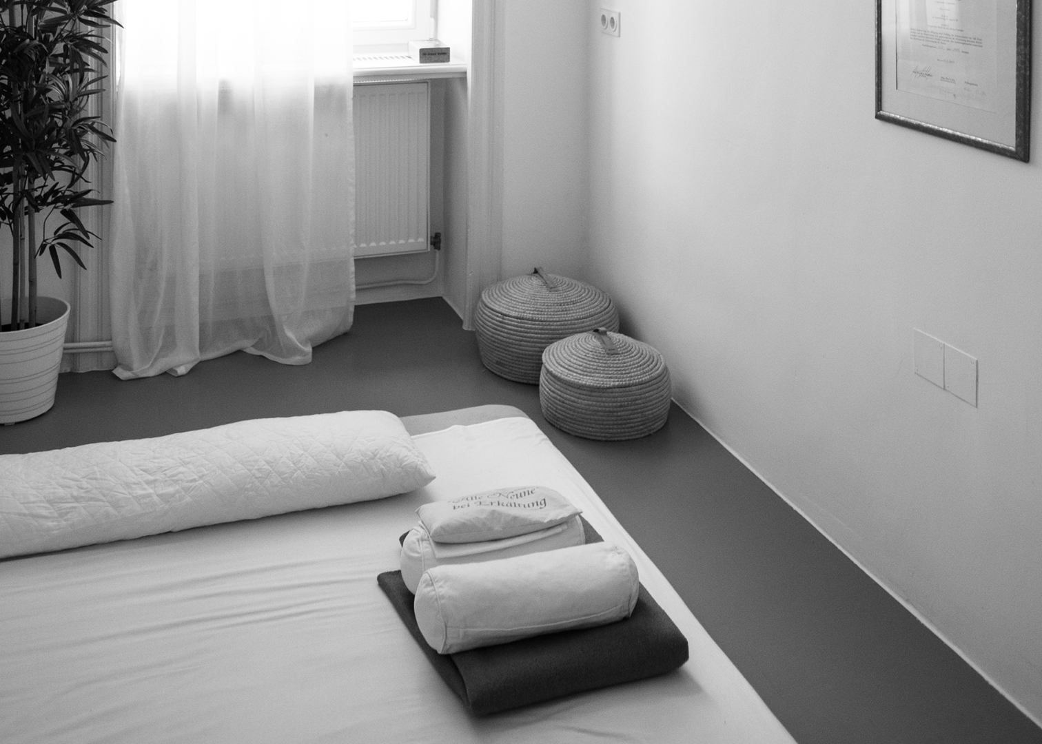 Shiatsu Gabriele Tauchner Behandlungsraum